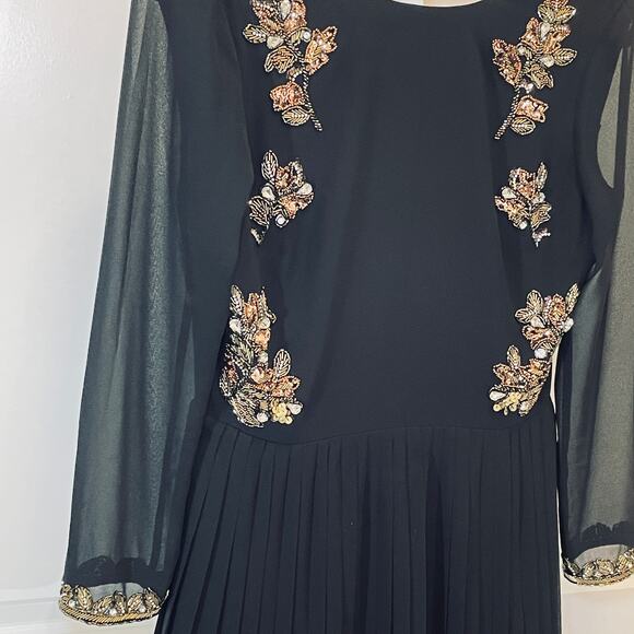 Ted Baker Dress with Sequins - Women 1 (S) - Blue - Picture 5 of 7